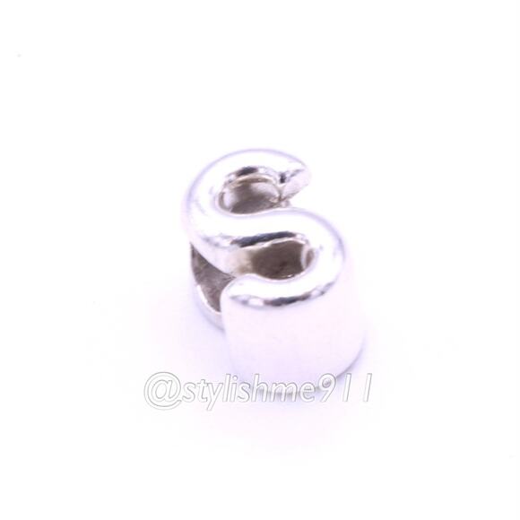 Authentic PANDORA Open Letter S Charm - Picture 10 of 10